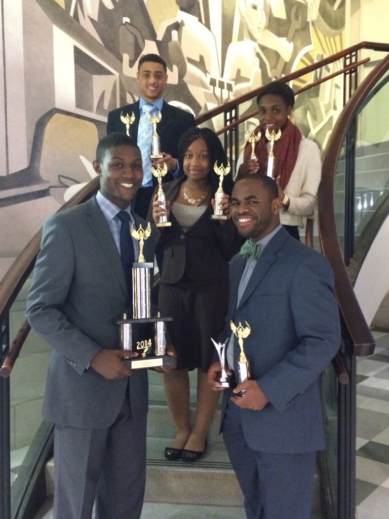 Members of the TSU Forensics team recently captured third place in the Tennessee Intercollegiate Forensics Association’s State Championship. Members include (Left to right, top to bottom) Delvakio Brown, Janet Jordan, Barbra Dudley, Tyler Kinloch, and Michael Thomas.