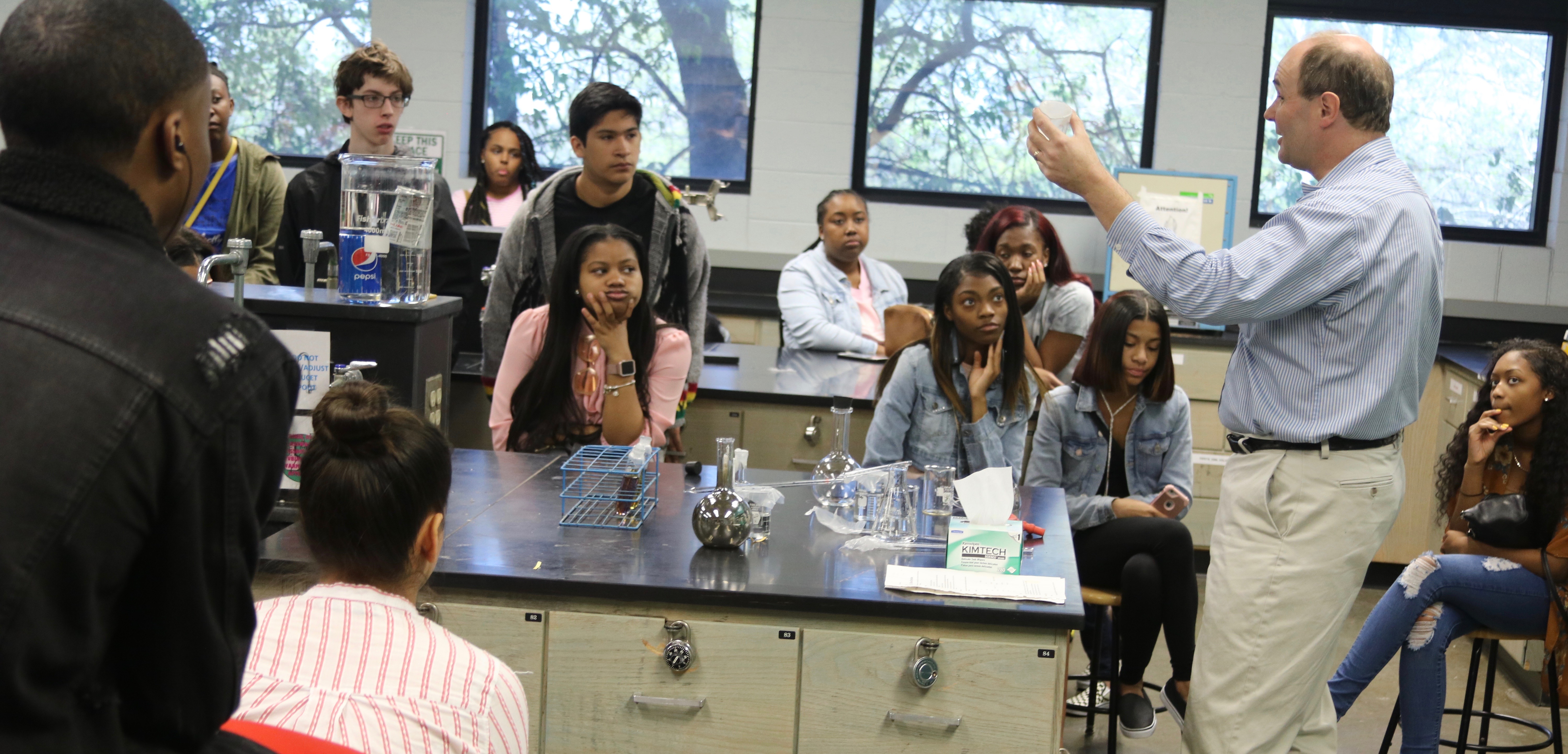 TSU Chemistry Day 2018 Gives High School Students Exposure to Advanced Scientific Research, Labs
